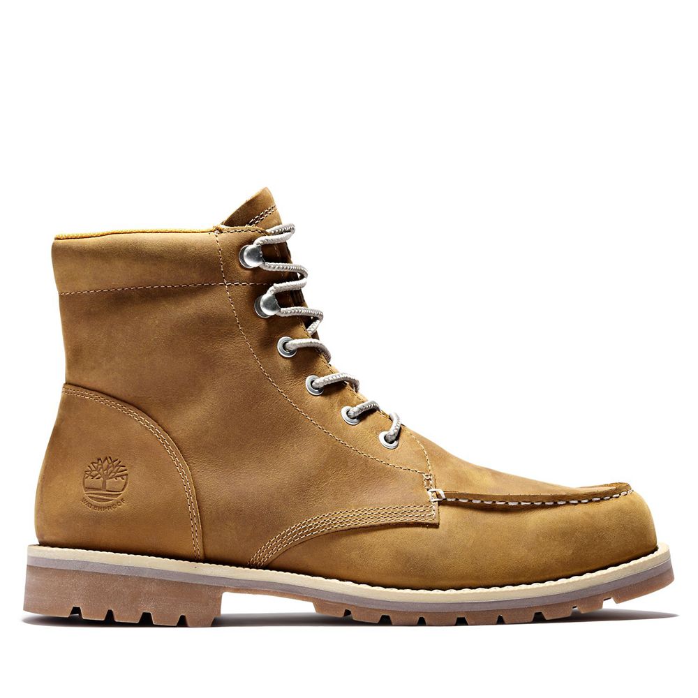 Botas de Nieve Timberland Argentina Hombre - Redwood Falls Waterproof Moc-Toe - Marrones - HTGOUC-03